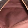 Bolso bandolera Louis Vuitton Saumur modelo pequeño en lona Monogram revestida marrón y cuero natural - Detail D2 thumbnail