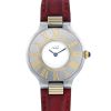 Reloj Cartier Must 21 de acero y oro chapado Circa  1988 - 00pp thumbnail