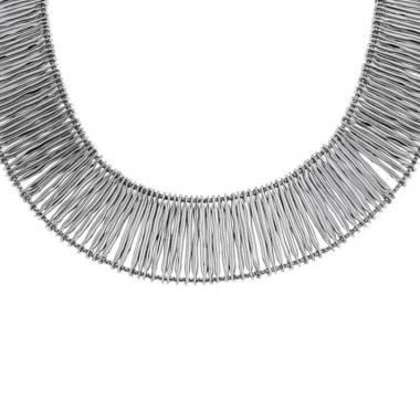 Articulated H. Stern Filament necklace in white gold