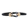 Fred Force 10 large model bracelet in pink gold,  ceramic and diamonds - 00pp thumbnail
