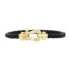Fred Force 10 large model bracelet in yellow gold and leather - 00pp thumbnail