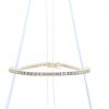 Tennis bracelet in 14 carats yellow gold and diamonds (about 4,50 cts.) - 360 thumbnail