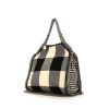 Stella McCartney Falabella handbag in black and white canvas - 00pp thumbnail