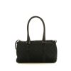 Gucci handbag in black monogram canvas and black leather - 360 thumbnail