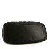 Chanel Shopping GST shopping bag in black quilted grained leather - Detail D4 thumbnail