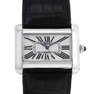 Cartier Tank Divan watch in stainless steel Ref:  2600 Circa  2000