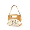 Louis Vuitton Judy handbag in white multicolor monogram canvas and natural leather - 00pp thumbnail