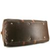 Celine Vintage travel bag in brown monogram canvas and brown leather - Detail D5 thumbnail
