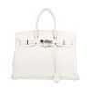 Hermes Birkin 35 cm handbag in white epsom leather - 360 thumbnail