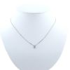 Necklace in white gold and diamond (0,39 carat) - 360 thumbnail