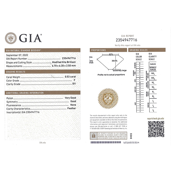 Pendientes Atelier Collector Square en oro blanco y diamantes (0,59 ct. y 0,53 ct.) - Detail D3