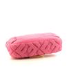 Bolso de mano Fendi Baguette en tejido esponjoso rosa - Detail D5 thumbnail