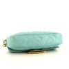 Fendi Baguette handbag in blue monogram leather - Detail D5 thumbnail