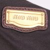 Miu Miu shoulder bag in multicolor furr and brown leather - Detail D4 thumbnail