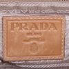Bolso de mano Prada en tejido trenzado beige y piel de pitón dorada - Detail D3 thumbnail