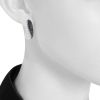 Paire de boucles d'oreilles De Grisogono en or blanc, argent et diamants - Detail D1 thumbnail