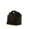 Shopping bag Loewe Woven in pelle martellata nera intrecciata - 00pp thumbnail