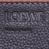 Sac cabas Loewe Woven en cuir grainé noir - Detail D4 thumbnail