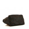 Loewe Woven shopping bag in black grained leather - Detail D5 thumbnail
