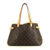 Louis Vuitton  Batignolles shopping bag  in brown monogram canvas  and natural leather - 360 thumbnail