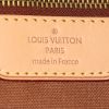 Shopping bag Louis Vuitton  Batignolles in tela monogram marrone e pelle naturale - Detail D3 thumbnail