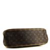 Shopping bag Louis Vuitton  Batignolles in tela monogram marrone e pelle naturale - Detail D4 thumbnail