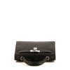 Borsa Hermès Kelly 28 cm in pelle Epsom nera - 360 Front thumbnail