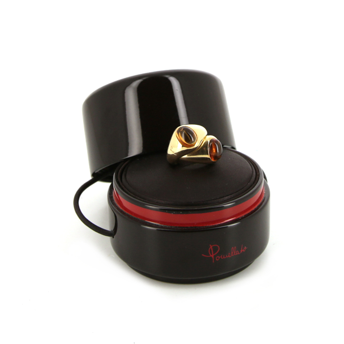 Bague Pomellato "Toi et Moi" en or jaune et citrine - Detail D2