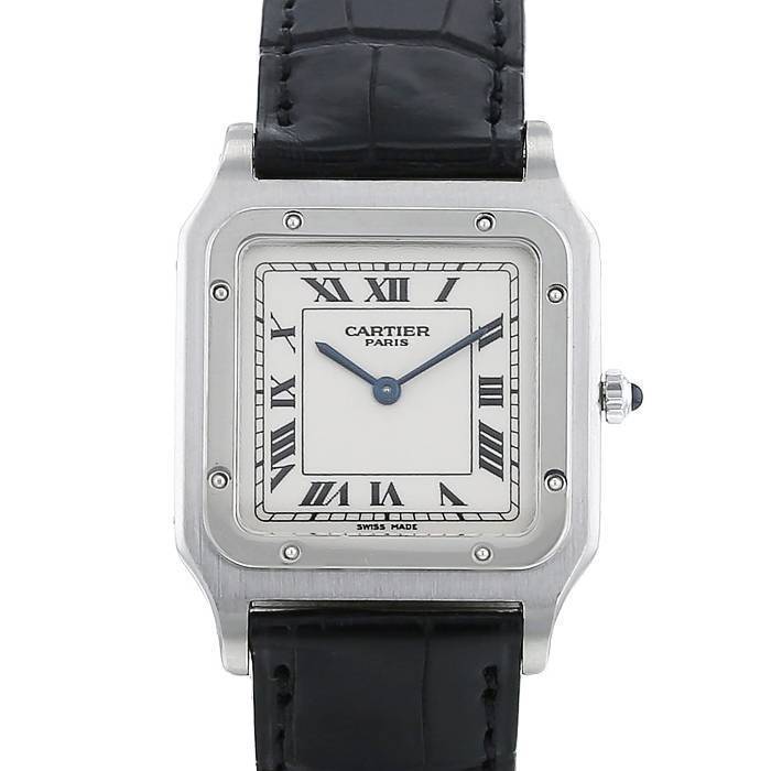 Montre bracelet Santos CARTIER acier pour homme. Occasion certifiée
