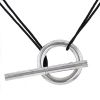 Hermès Glénan size XL necklace in silver - 00pp thumbnail