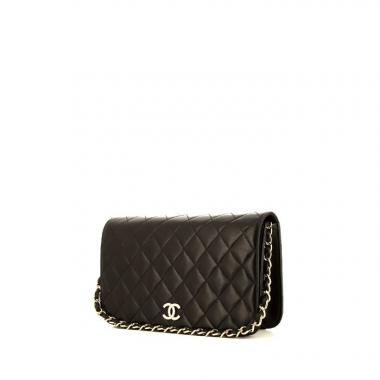 Borsa da spalla o a mano Chanel Mademoiselle in pelle trapuntata nera