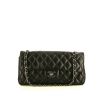 Chanel East West bag worn on the shoulder or carried in the hand in black quilted leather - 360 thumbnail