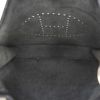 Hermes Evelyne small model shoulder bag in black epsom leather - Detail D2 thumbnail