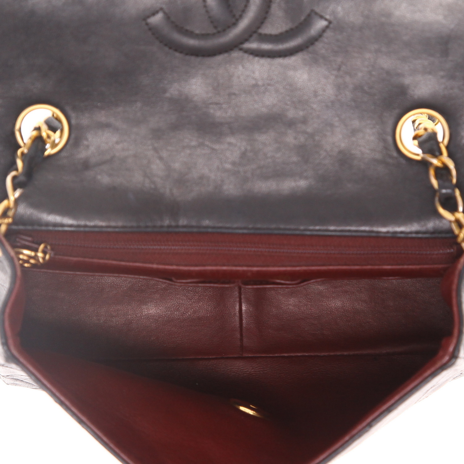 Borsa Chanel  Mini Timeless in pelle trapuntata nera - Detail D3