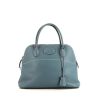 Hermès Bolide 31 cm handbag in blue jean leather taurillon clémence - 360 thumbnail