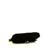 Bolso de mano Fendi Baguette en ante negro y cuero negro - Detail D4 thumbnail