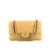 Chanel Timeless handbag in beige quilted leather - 360 thumbnail