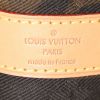 Sac de voyage Louis Vuitton Keepall 45 en toile camouflage verte et cuir naturel - Detail D4 thumbnail