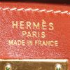 Sac à main Hermes Kelly 35 cm en cuir box rouge-brique - Detail D4 thumbnail