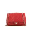 Bolso de mano Chanel Timeless en cuero color frambuesa - 360 thumbnail