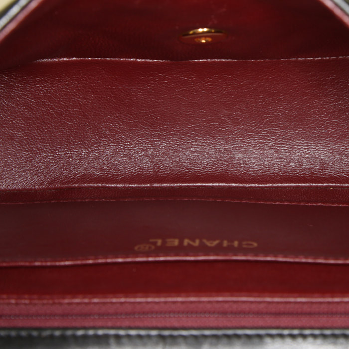 Borsa Chanel Vintage Diana in pelle trapuntata nera - Detail D2
