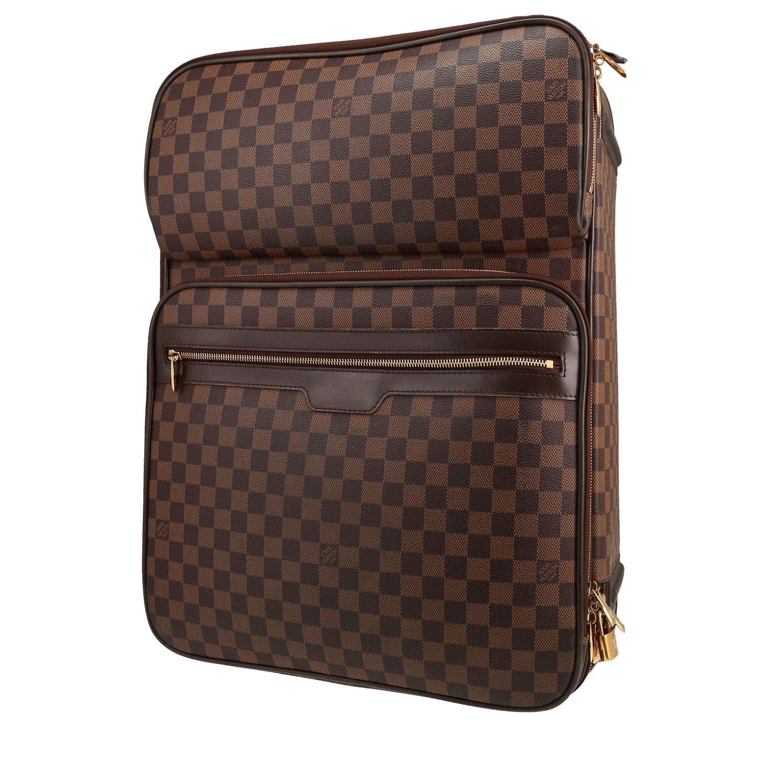 Leather Travel Suitcase Louis Vuitton Monogram Pegase, 58% OFF