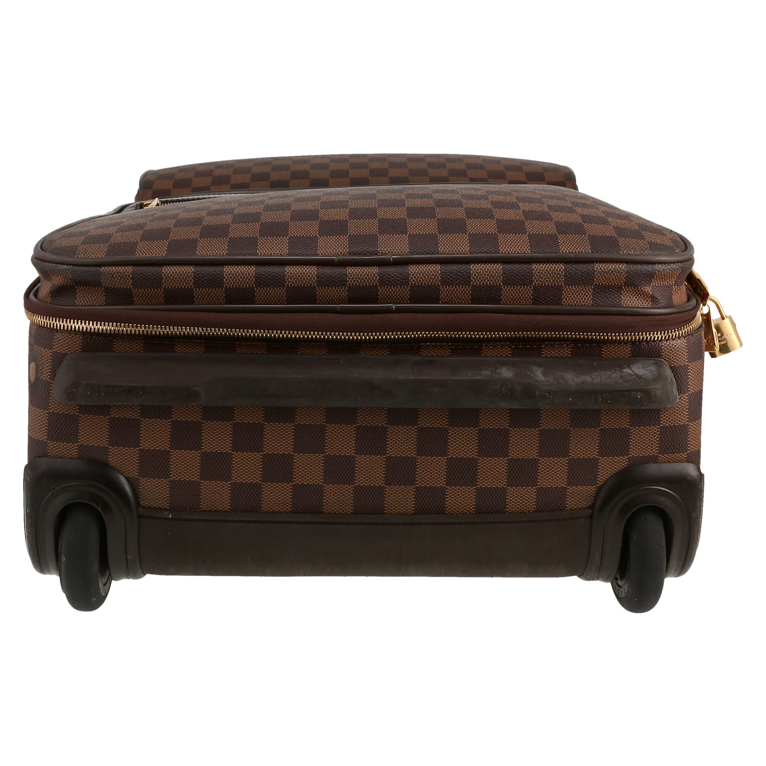 Valigia flessibile Louis Vuitton  Pégase Légère in tela a scacchi ebana - Detail D1