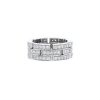 Cartier Maillon Panthère ring in white gold and diamonds - 00pp thumbnail