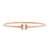 Bracelet jonc ouvert Tiffany & Co Wire petit modèle en or rose - 00pp thumbnail