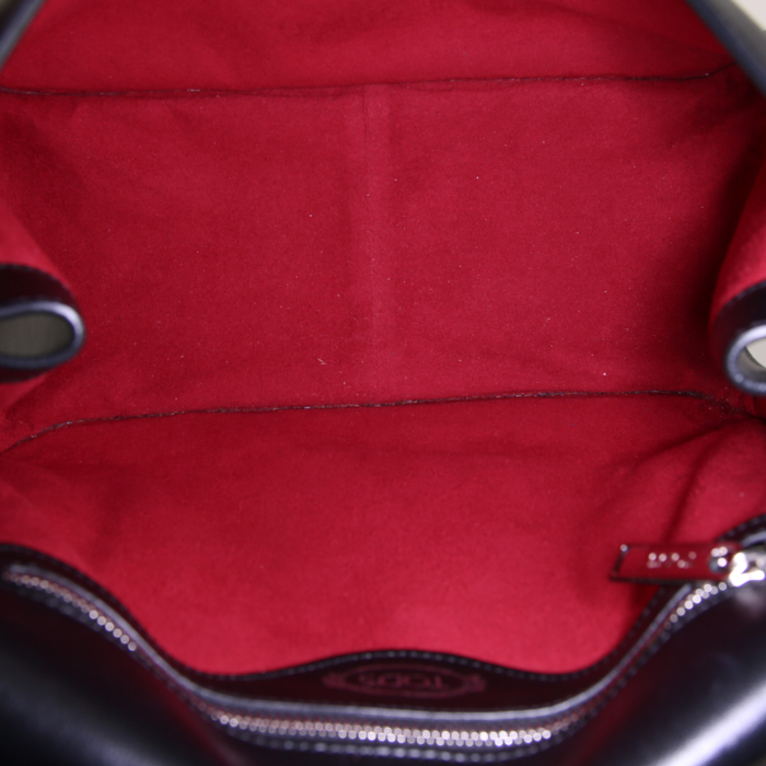 Tod's shoulder bag in black leather - Detail D3