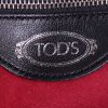 Sac bandoulière Tod's en cuir noir - Detail D4 thumbnail