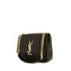 Bolso bandolera Saint Laurent Vicky modelo mediano en cuero negro - 00pp thumbnail