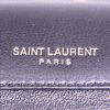 Borsa a tracolla Saint Laurent Vicky modello medio in pelle nera a motivi verticali - Detail D3 thumbnail