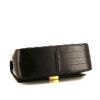 Saint Laurent Vicky medium model shoulder bag in black leather - Detail D4 thumbnail
